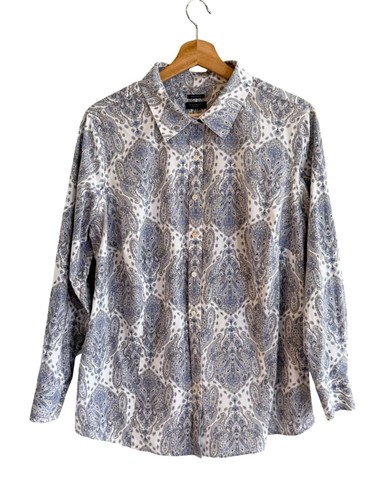 Top donna talbots paisley - top,