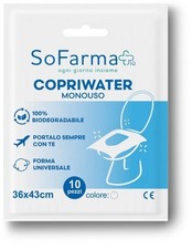 COPRIWATER MONOUSO 10PZ SOFARM