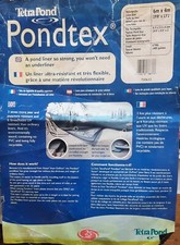 telo da laghetto nero Pondtex 6 mt x 4mt usato 3 mesi in perfette condizioni 