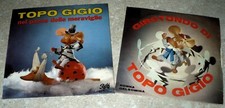 2 DISCHI 45 GIRI PATHE'-GIROTONDO DI TOPO GIGIO E NEL PAESE DELLE MERAVIGLIE