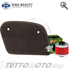 Kit Filtro Aria + Filtro Olio APRILIA Leonardo 125-150 1996 1997 1998 Set Filtri