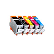 5 Pack New Ink Set fits Canon