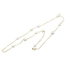 Collana CHANEL strass bianchi