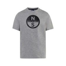 Maglietta North Sails 692972 T-Shirt Uomo Cotone Grigio