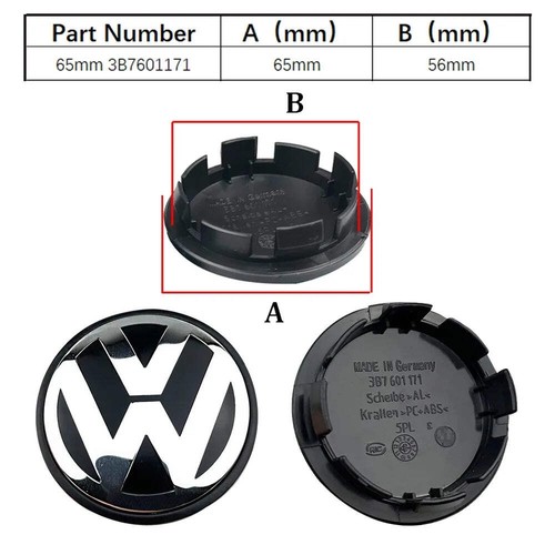Tappi coprimozzi volkswagen - 4,