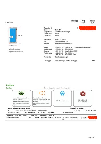 Serramento pvc finestra doppio - finestra,