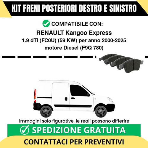 Pastiglie freno posteriori - pastiglie,