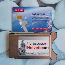 Scheda di accesso satellitare svizzera TV SRG SRF versione 7 attivata +Viaccess Helveticam