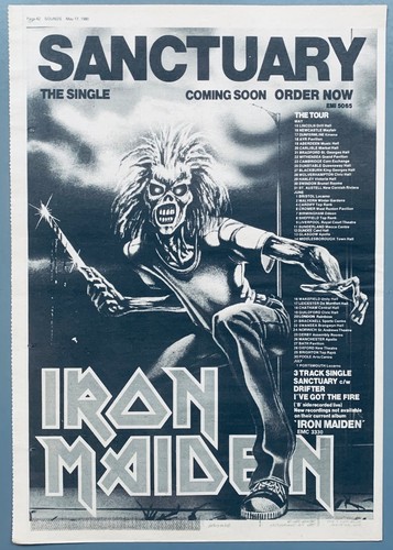Iron maiden 1980 originale - 1980,