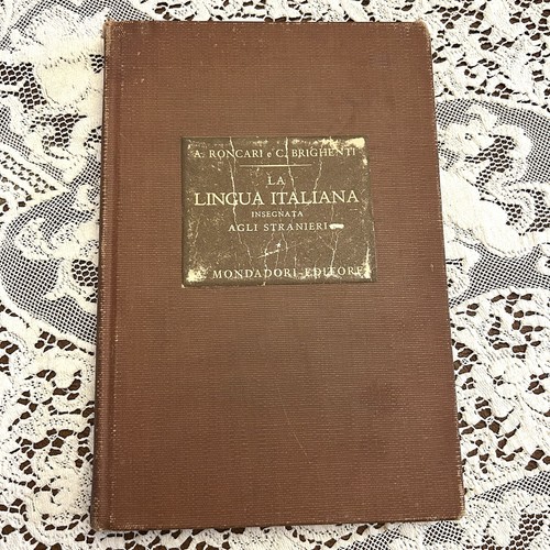 Vintage 1942 italian language - vintage,