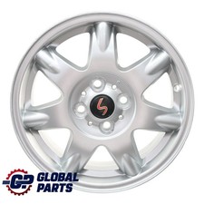 Mini R50 R55 R56 Cerchio Lega Argento 15" ET:45 5,5J Delta Spoke 96 6768972