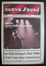 NUOVO SOUND 7/1975 NICO JOHN MAYALL FABRIZIO DE ANDRE' SANTANA AMERIGO TOT