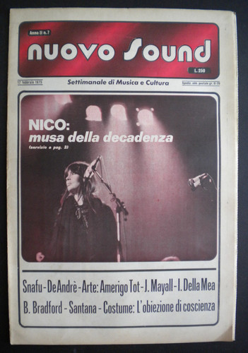 Nuovo sound 1975 - sound, nico