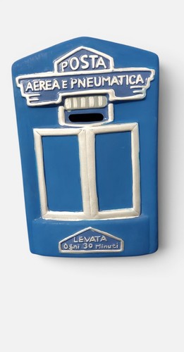Salvadanaio ceramica poste - ceramica,
