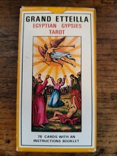 Tarocchi GRAND ETTEILLA Ou Tarots Egyptiens (78 carte) GRIMAUD 1969