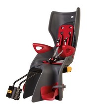 Seggiolino bici posteriore Bellelli Summer Dark Grey attacco telaio reclinabile