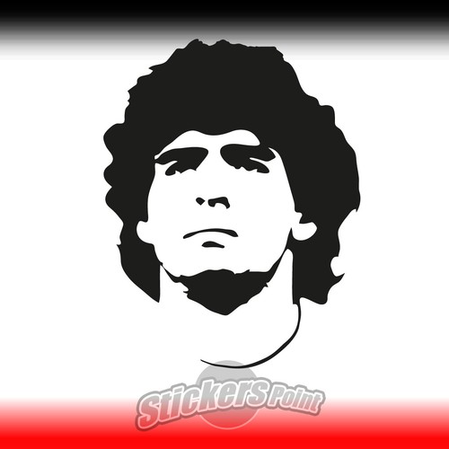 Adesivo diego maradona napoli - adesivo,