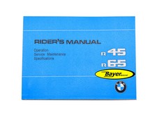 Manuale d'uso BMW R45 R65