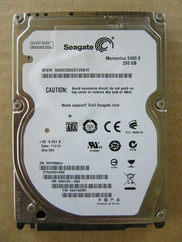 Seagate st9250315as 5vc - st9250315as,