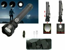 TORCIA A89-P70 LED TATTICA/MILITARE LED CREE T6 RICARICABILE ZOOM DOPPIABATTERIA