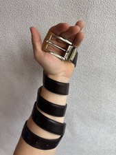 Cintura givenchy pelle - pelle, nera