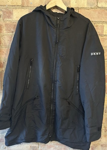 Dkny taslan parka giacca con - giacca,