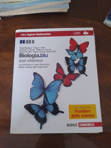 Biologia blu con chimica - blu,
