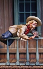 CS01218 Cowboy Thrown. By The Collectors ShowCase