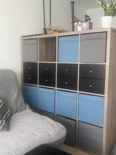 Ikea Kallax 4X4 Bookshelf with