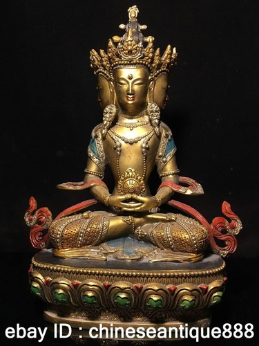 Statua antica cina bronzo puro - antica,