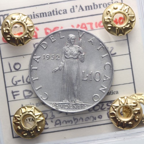 Vaticano 10 lire 1952 - -,