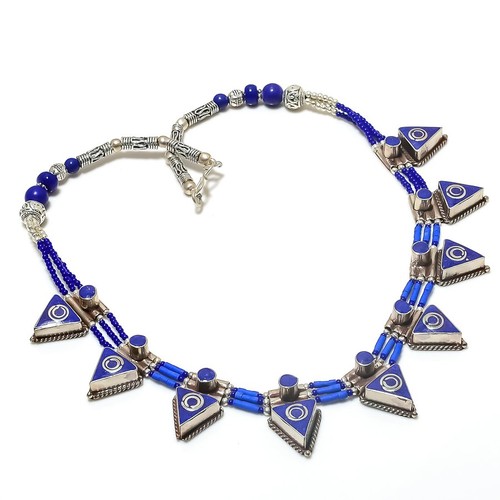 Collana con pietre - , preziose