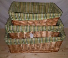 CESTI SET 3 CESTINI VIMINI