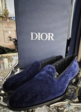 Mocassino pantofole Dior blu