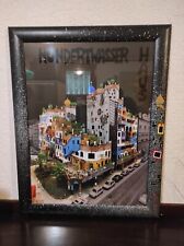 Poster HUNDERTWASSER-HAUS con cornice artistica