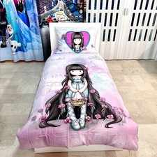 Gorjuss Santoro Set Copripiumino Letto Singolo 140x200cm Bambola Rosebud