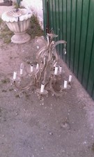 ANTICO LAMPADARIO MARIA TERESA DI MURANO MISURE 60X67 CM