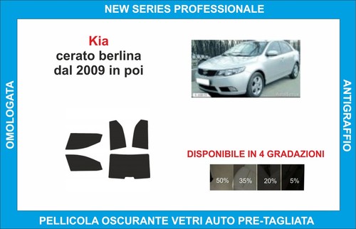 Pellicole oscuranti vetri kia - pellicole,