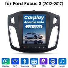 Per Ford Focus MK3 2012-2018 Android 14 Autoradio CarPlay GPS Navi WIFI 2+32GB