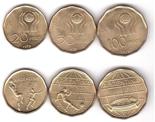 Argentina set coins 20 - argentina,