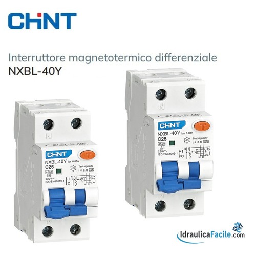 Interruttore differenziale - differenziale, +