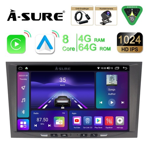 Autoradio dab 64g carplay - 4g+64g,