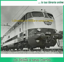 Fotografia originale treno e444 026 treni locomotiva FS locomotore ferrovie
