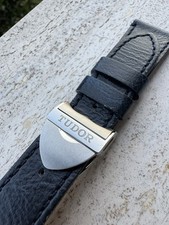 Bracciale Tudor 41mm Blue For Black Bay Pelle Deployant Acciaio LIKE NEW 21mm