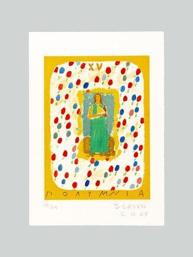 Joe tilson polimnia 2005 - "polimnia",,