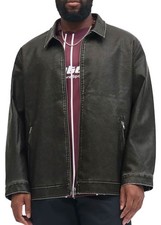 giubbotto ecopelle uomo