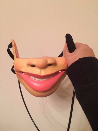 Mezza maschera pupazzo - , umano