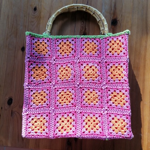 Borsa crochet estiva rigida - , in