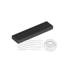 4x LEGO 2431 Piatto 1x4 Nero |
