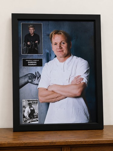 Gordon ramsay signed - ramsay, framed